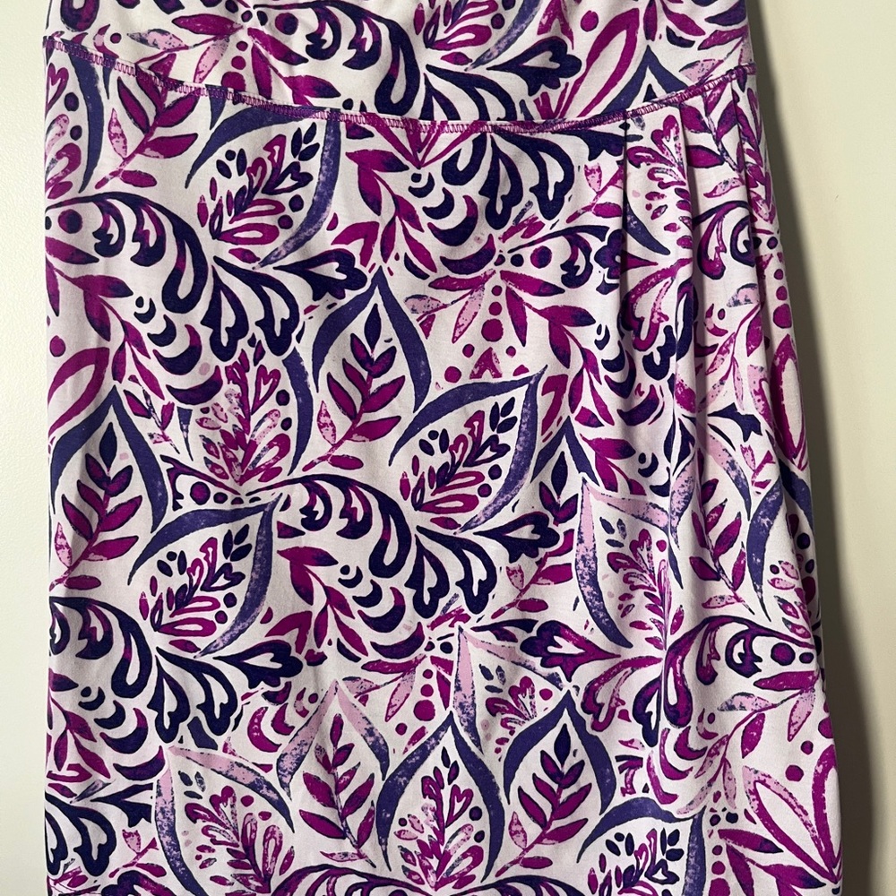 Title Nine Purple and Pink A-Line Skirt